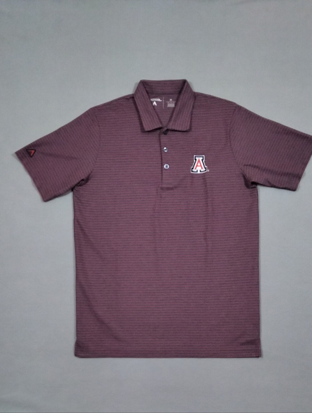 Antigua Men's Size Medium Arizona Wildcats Esteem Polo Lightweight Soft Fabric